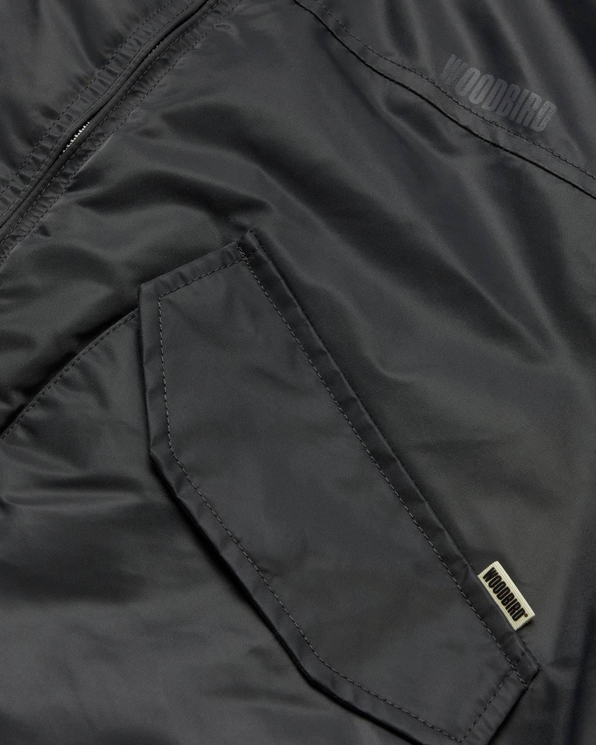 WOODBIRD - Osamu Bomber Jacket, Antra Grey