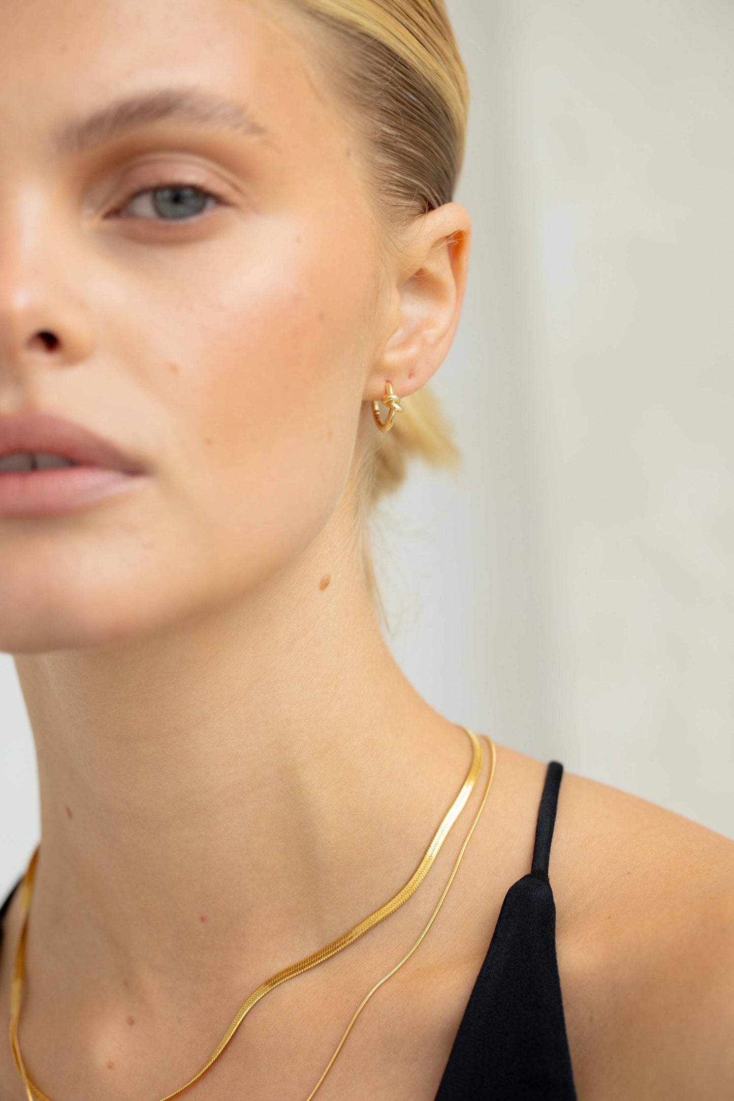 Arctic Fox & Co. - Gold Double Snake and Rope Chain Necklace