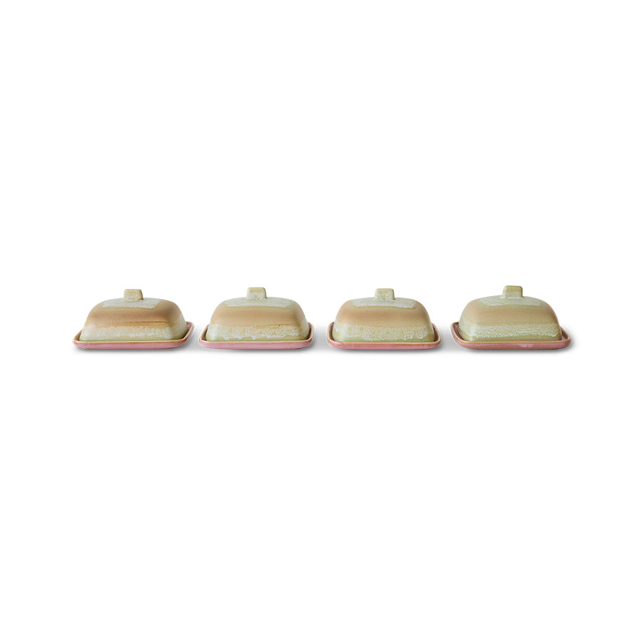 HKLIVING - 70’s Ceramics: Butter Dish, Skyline