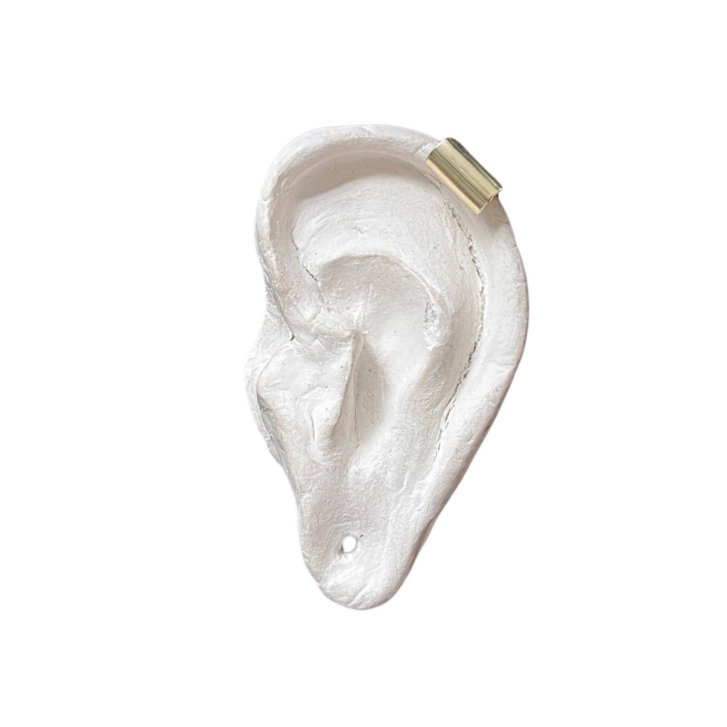 Gold Earlobe Cuff Earring (One Piece)