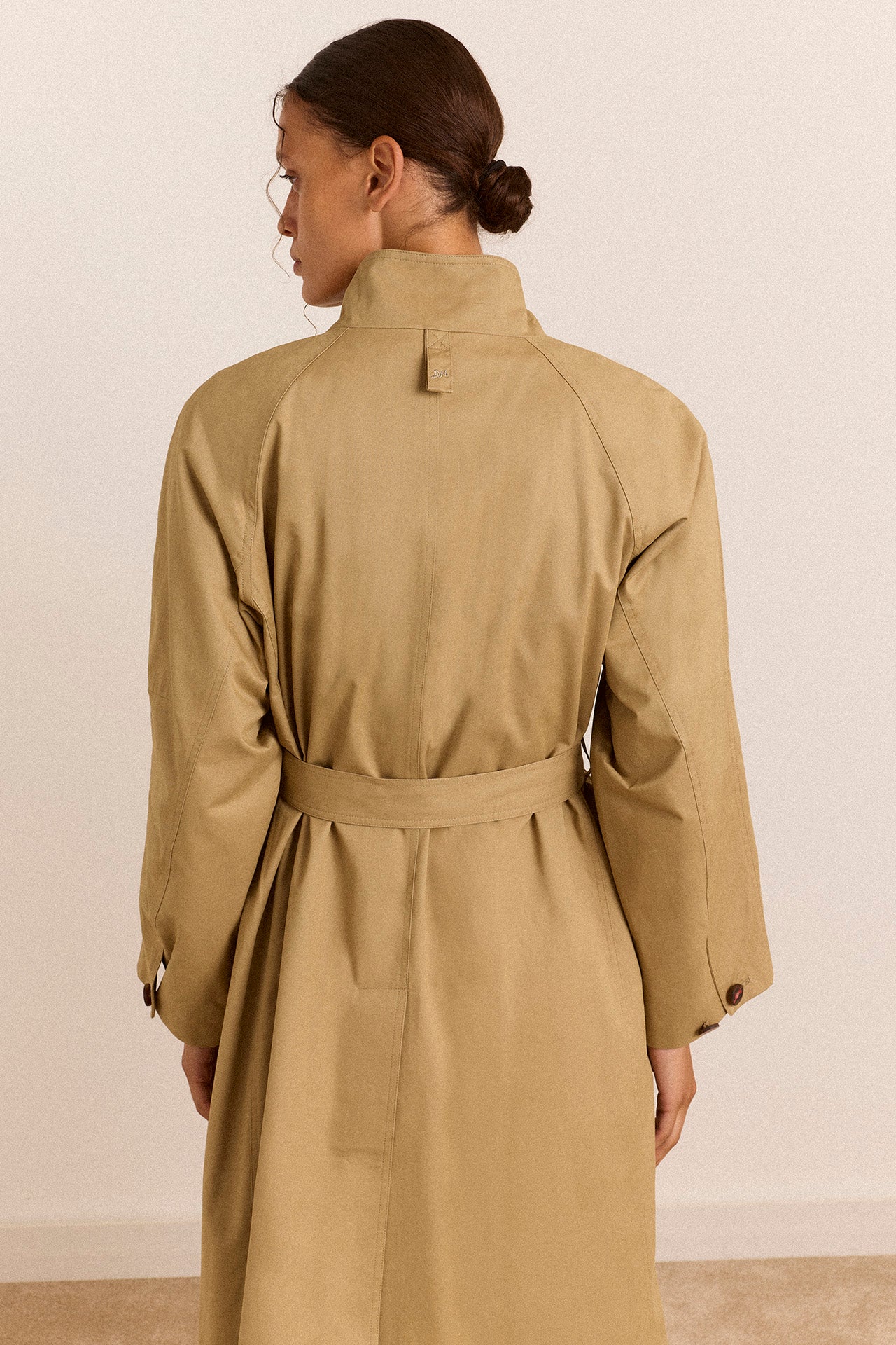 Damson Madder - Jasmine Trench, Barley Check