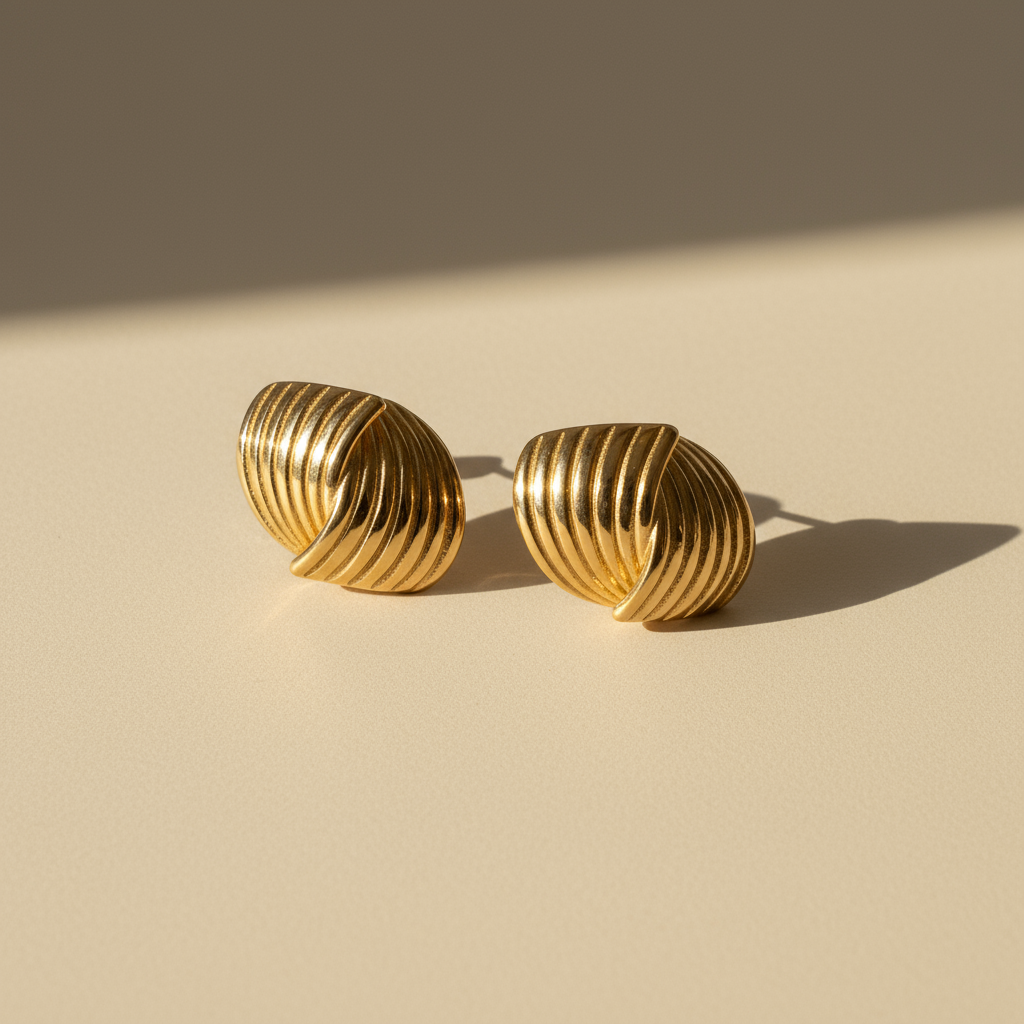 Gold Lunar - Wrap Studs