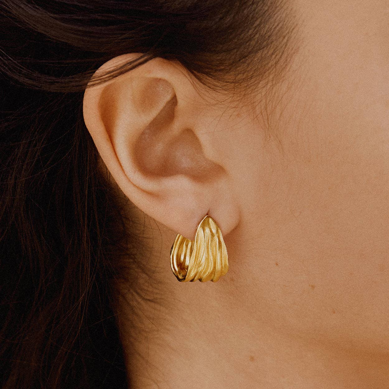 Agapée Jewelry - Lina Earrings, Gold