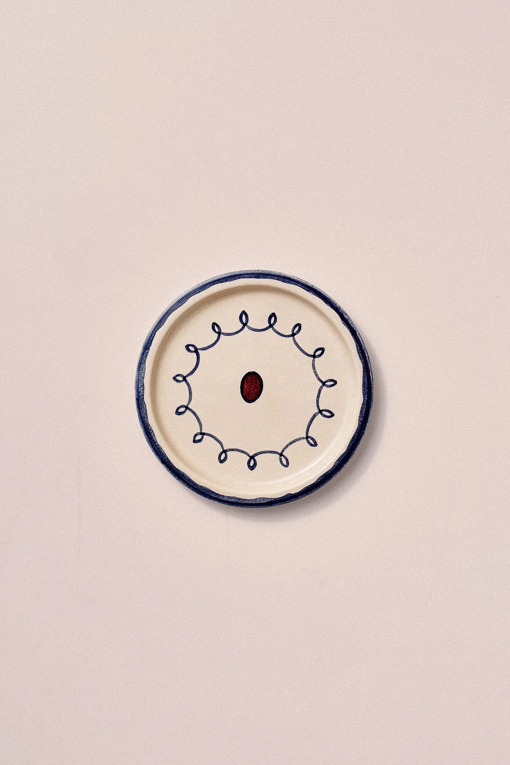 Damson Madder - Saucer, Swirl Boarder