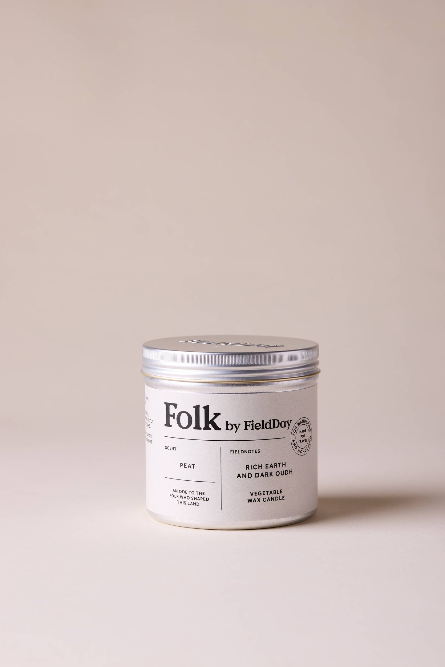 FieldDay - Folk Tin Candle, Peat