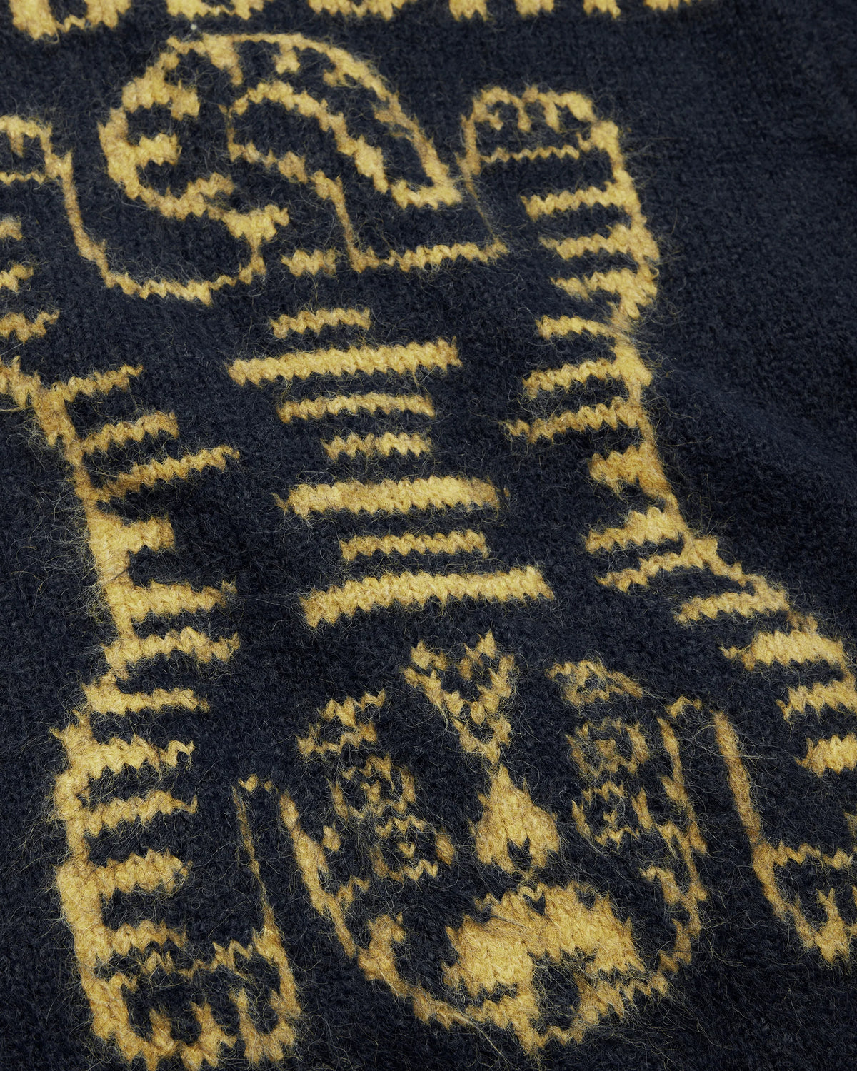 WOODBIRD - Koon Zip Tiger Cardigan, Navy