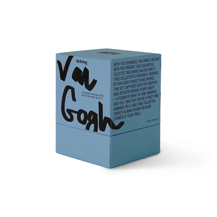 HKLIVING - 70s ceramics: Van Gogh Coffee Mugs, Starry Night