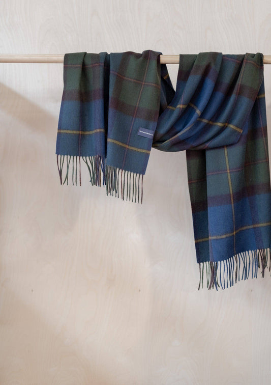 TBCo - Lambswool Oversized Scarf in Macleod of Harris Antique Tartan