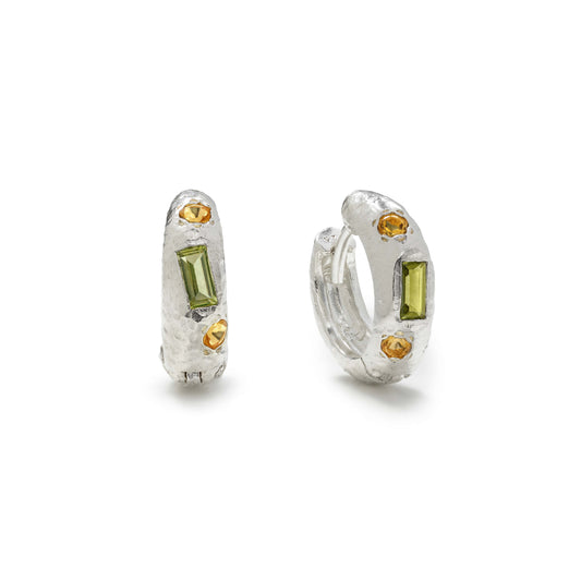 Tyger by the Tail - Mini Hoops, Silver