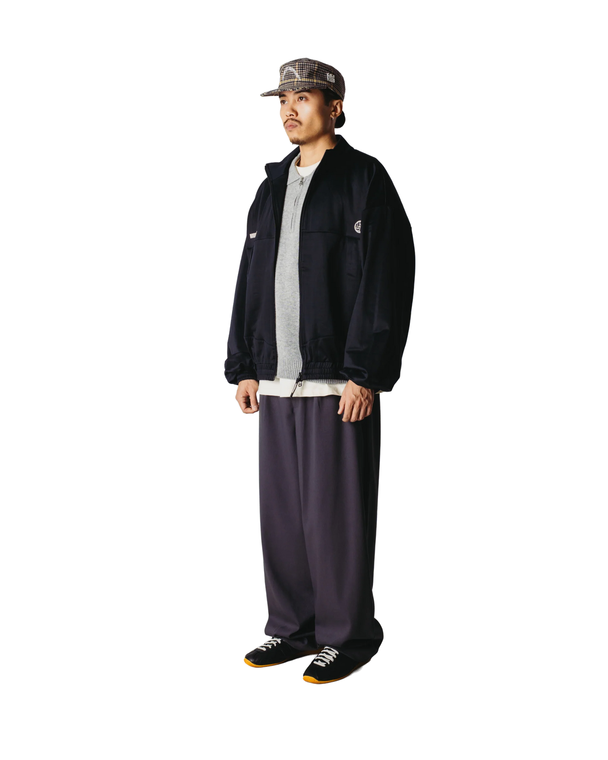 WOODBIRD - Chang Solid Track Jacket, Black