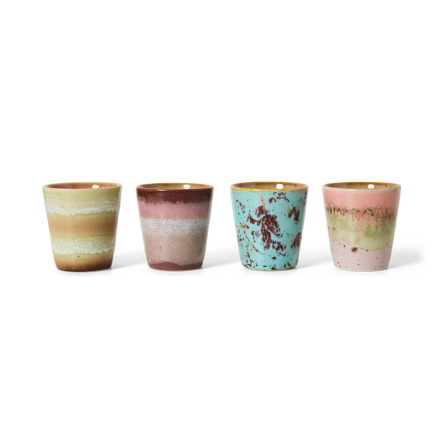 HKLIVING 70s Ceramics: Ristretto Mug - Futurism