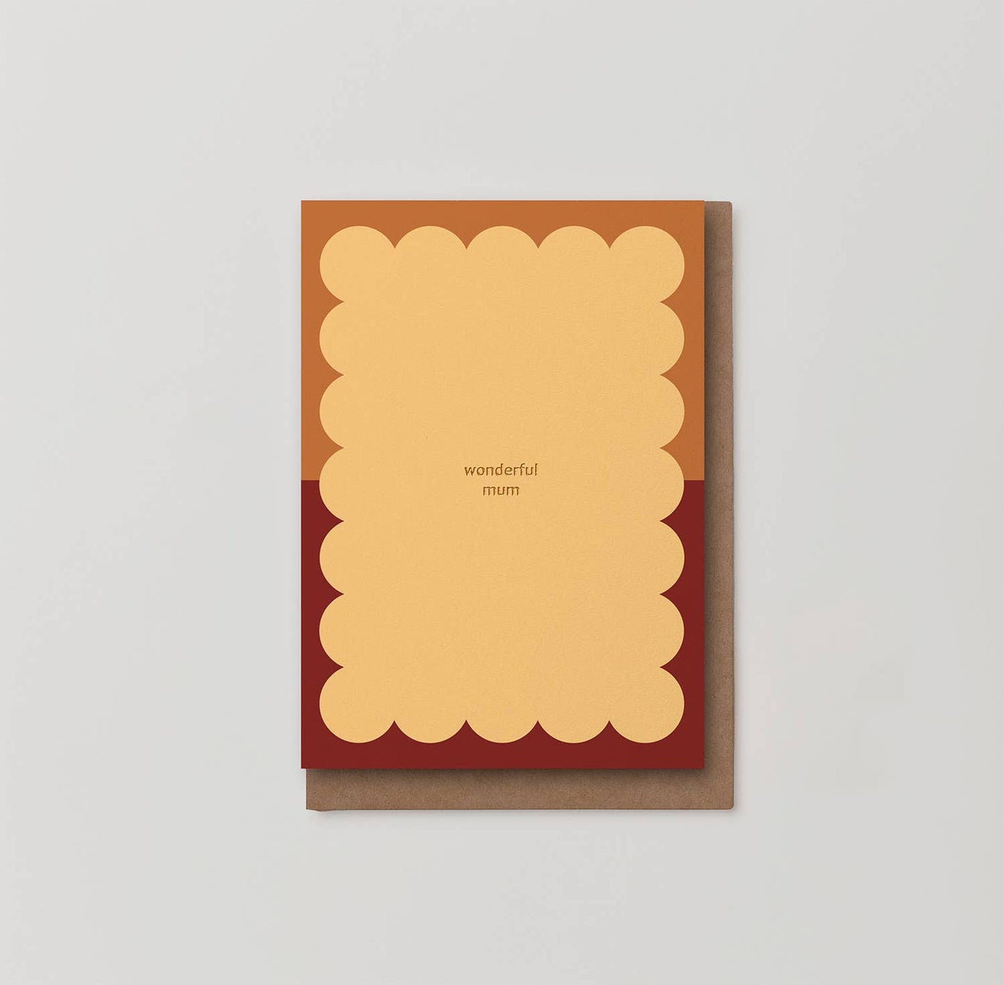 Kinshipped - Wonderful Mum Mother's Day Foiled Greeting Card