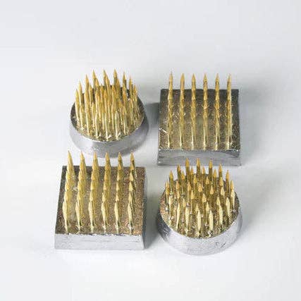 Ishizaki Hanakatsu Brass Ikebana Kenzan Mini Set