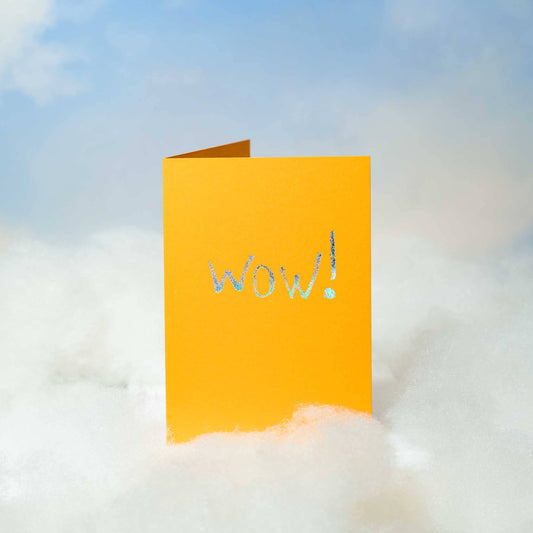 Text from a Friend, Hand Foiled Card - Wow!