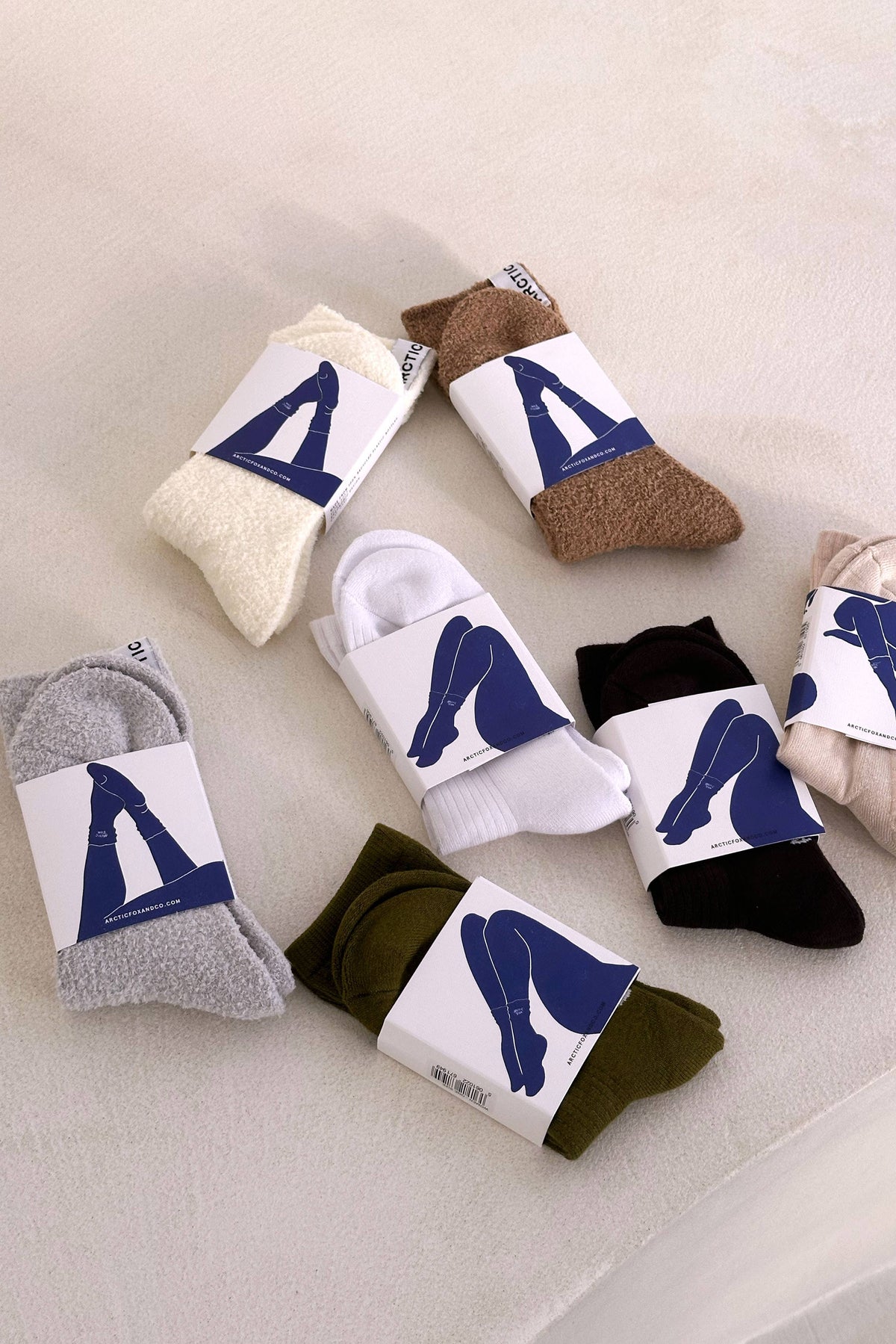 Arctic Fox & CO. - The Shortie Socks, Lava Red