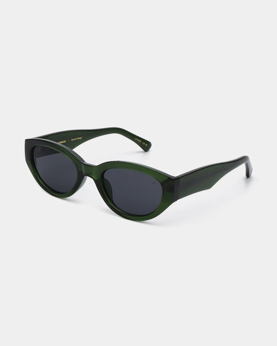 A.Kjæbede - Winnie, Dark Green Transparent