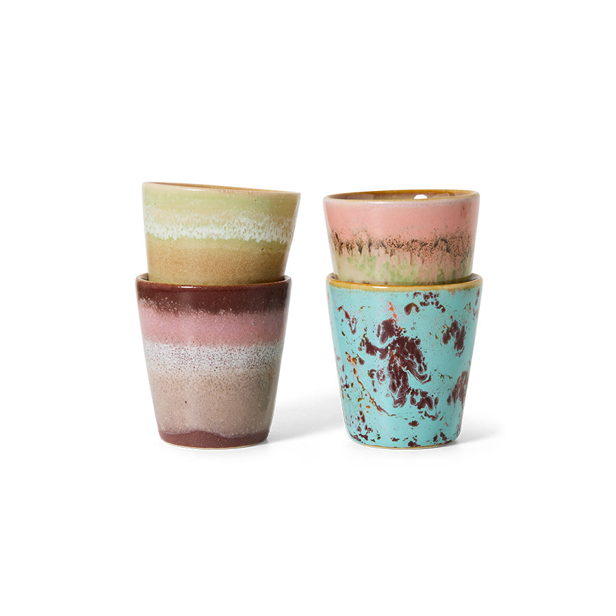 HKLIVING 70s Ceramics: Ristretto Mug - Futurism