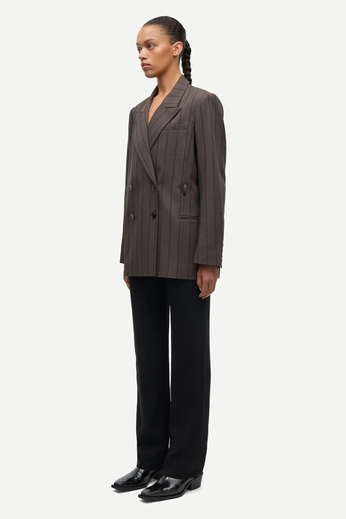 Samsøe Samsøe - Sahelly Blazer, Mulch Stripe