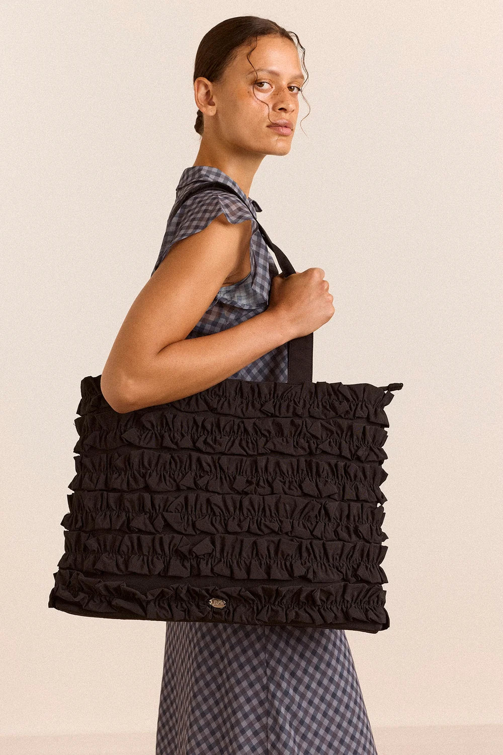 Damson Madder - Sander Frill Tote Bag, Black