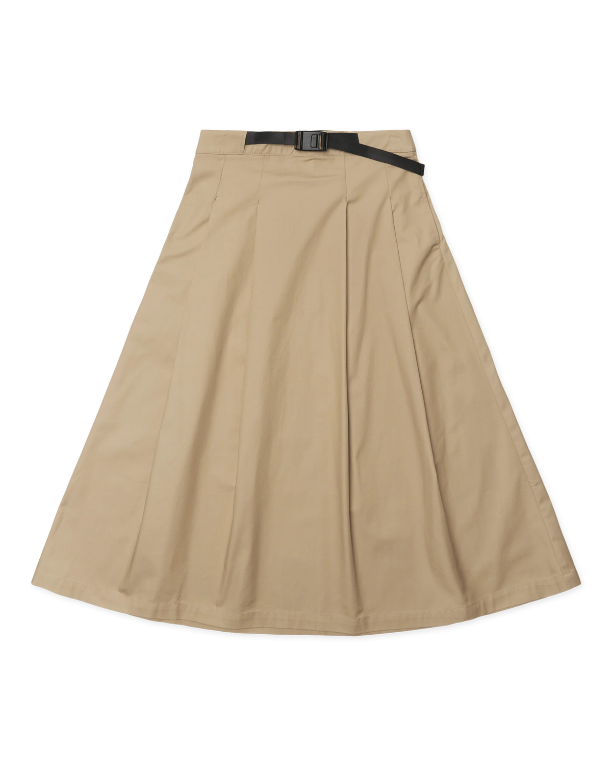 WOODBIRD - Mia Pleat Twill Skirt, Sand