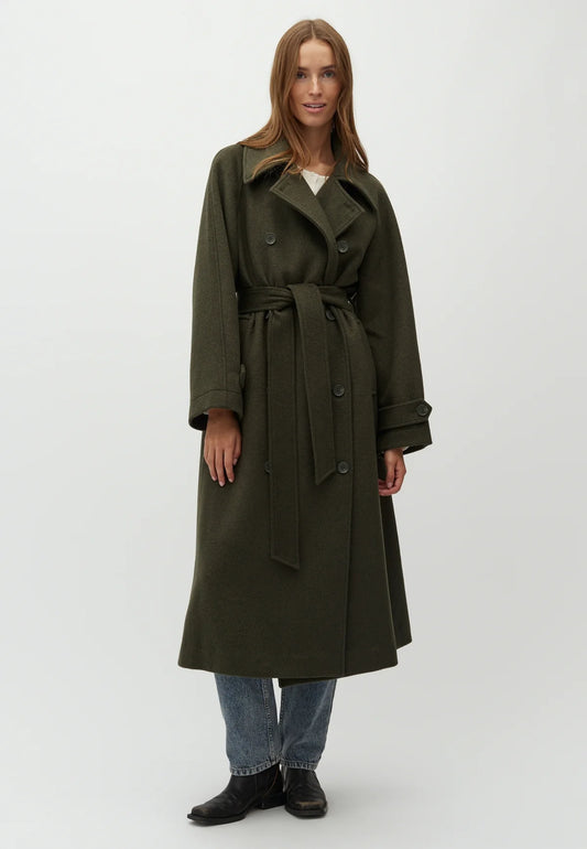 MbyM - Odonna Coat, Dusty Olive Melange