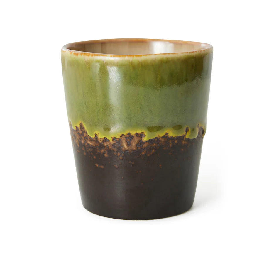 Hk Living 70s Ceramics: Coffee mug, algae