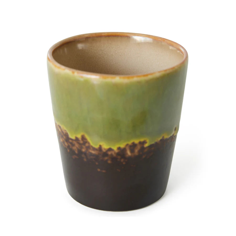 Hk Living 70s Ceramics: Coffee mug, algae
