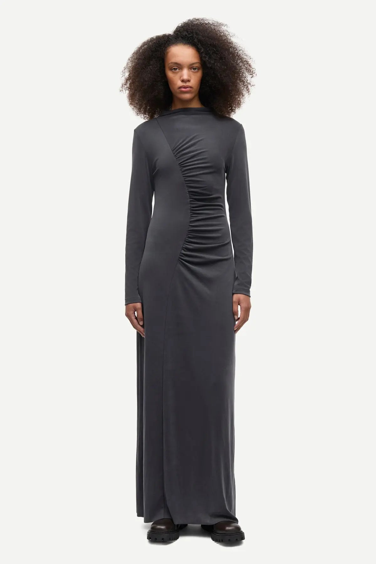 Samsøe Samsøe - Saandressa Long Sleeve Dress, Black