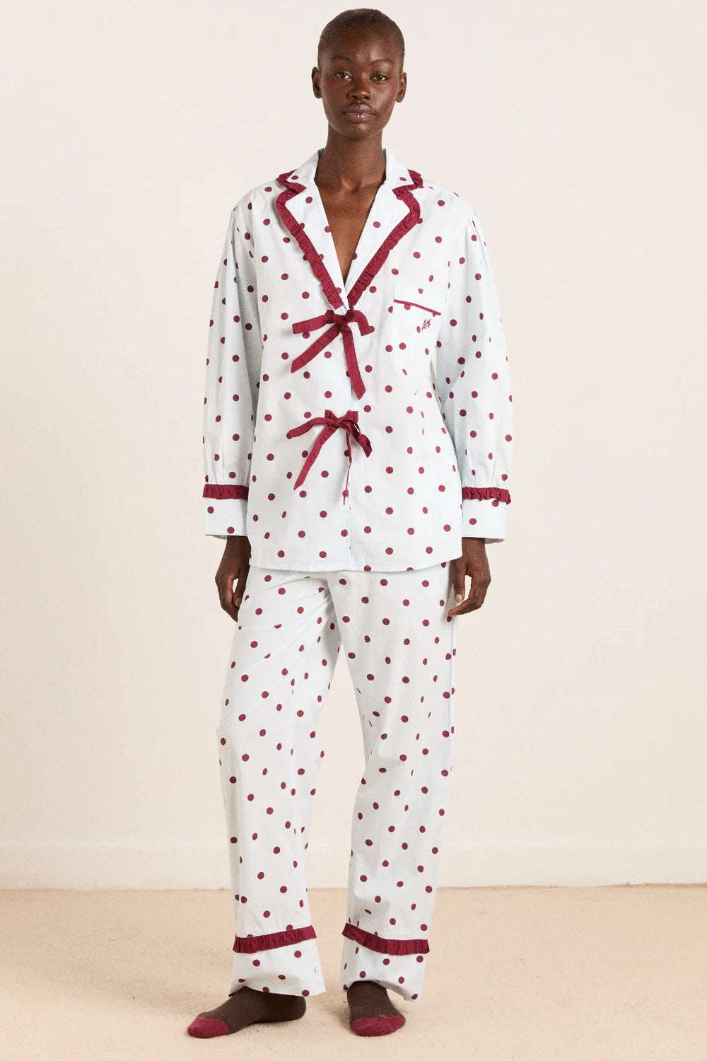 Damson Madder - Antonella PJ Set, Polka Dot