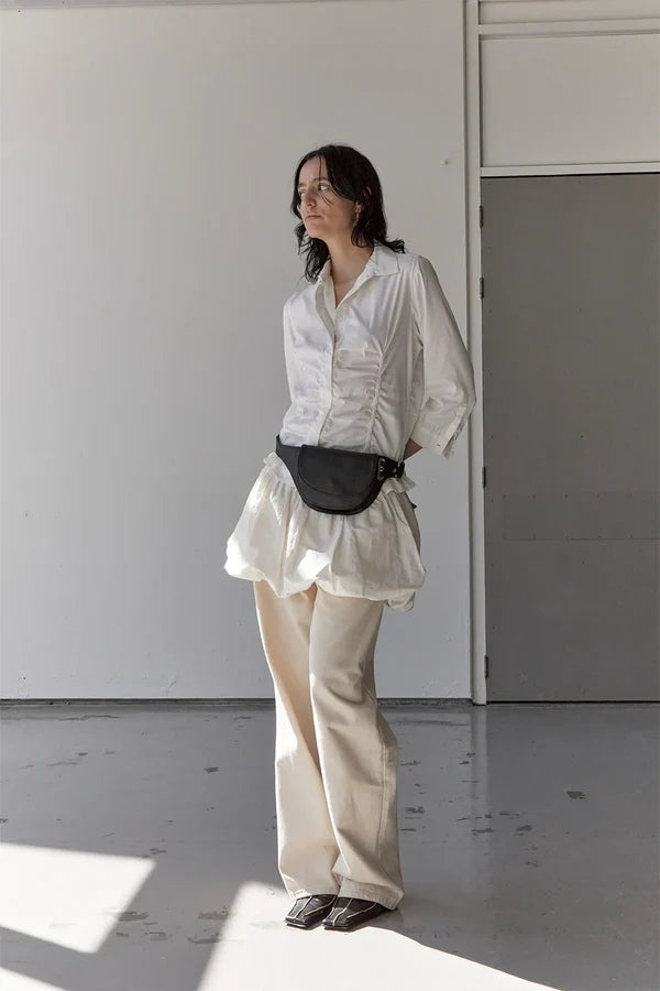 Silfen - Eliza Belt, Black Leather
