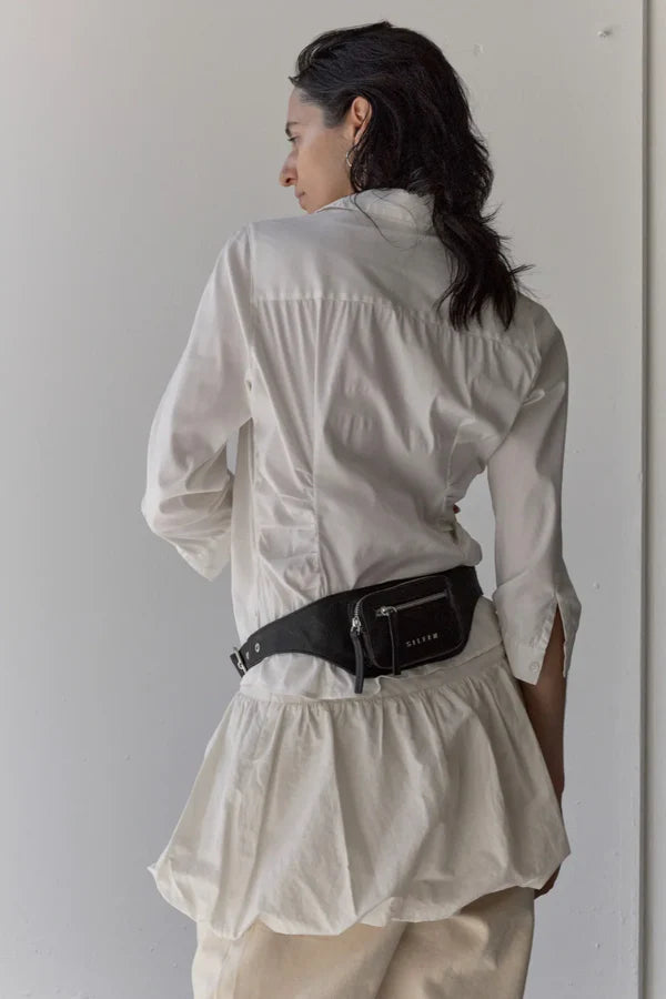 Silfen - Eliza Belt, Black Leather