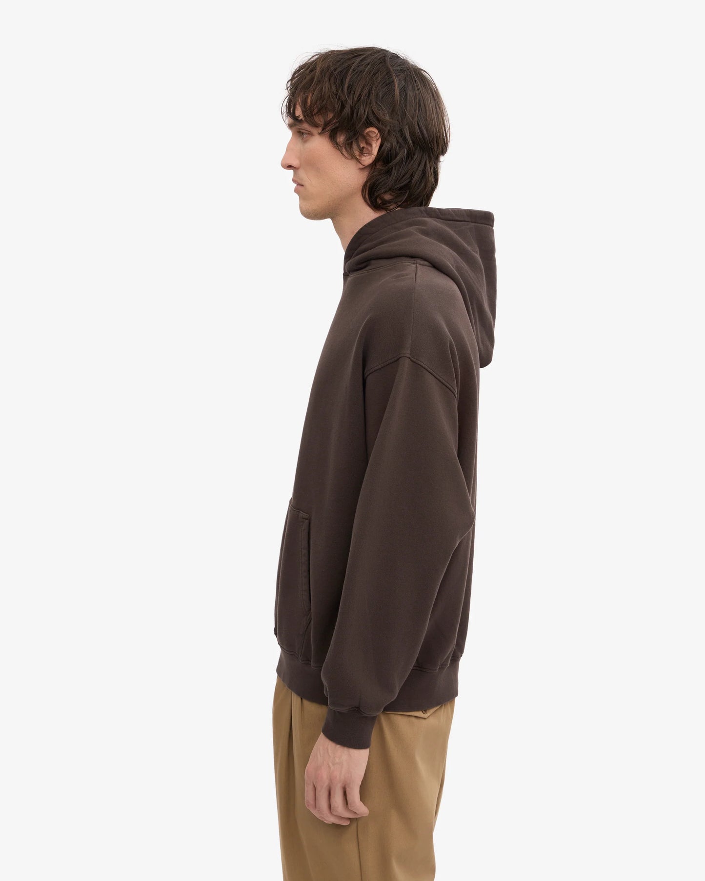 Colourful Standard - Oversized Organic Hoodie, Coffee Brown