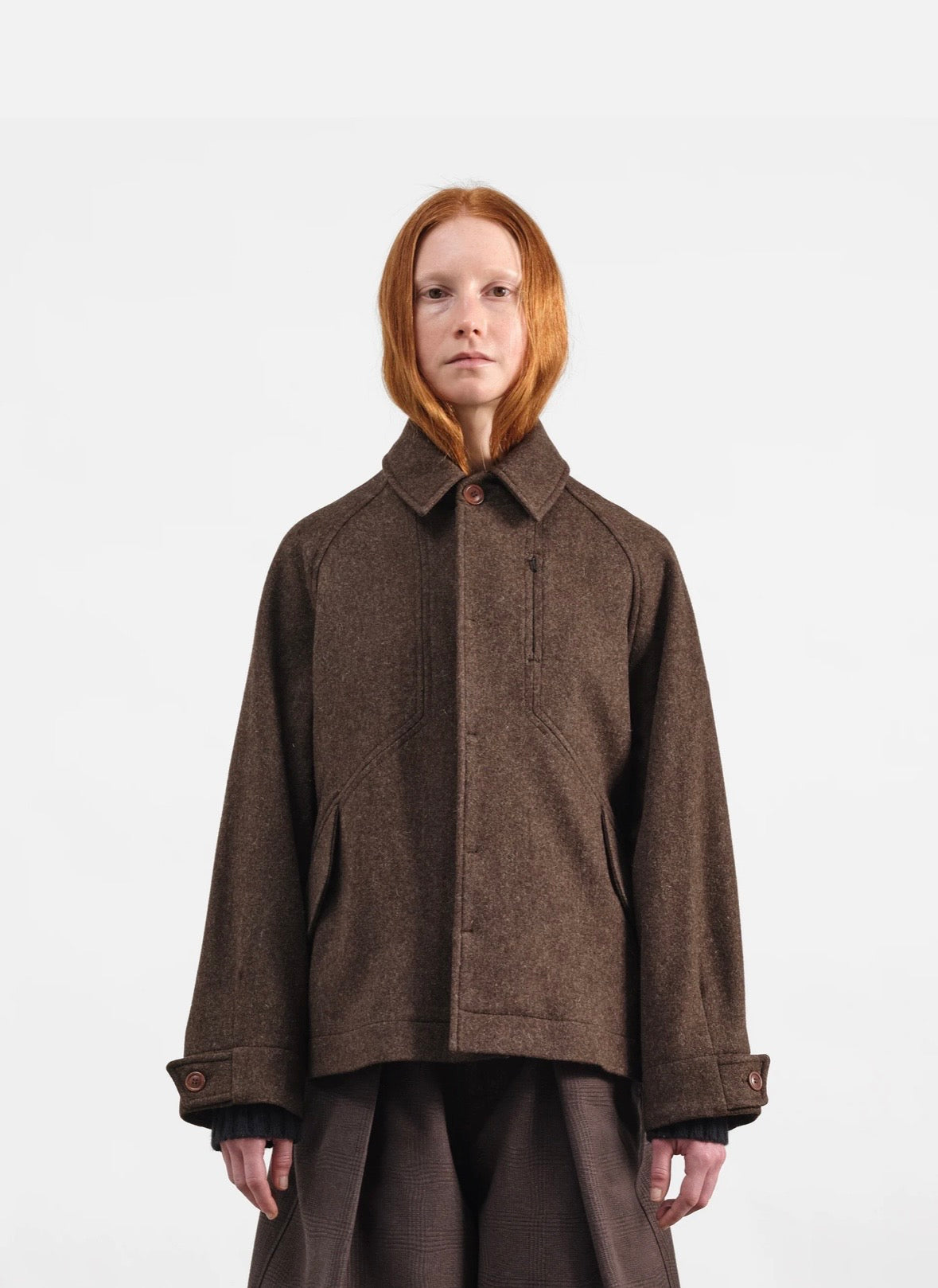 YMC - Harrison Jacket, Brown Wool