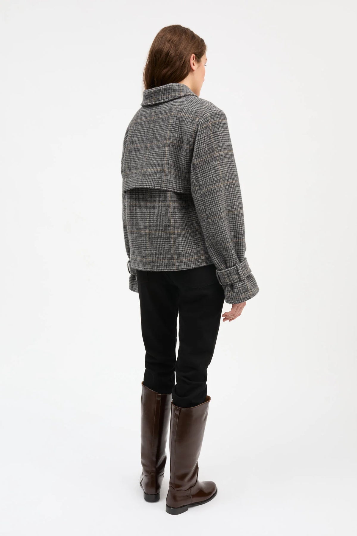 Skall Studio - Harriet Jacket, Grey Check
