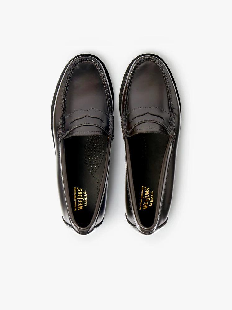 G.H. BASS - Weejun Penny Leather Loafer, Chocolate