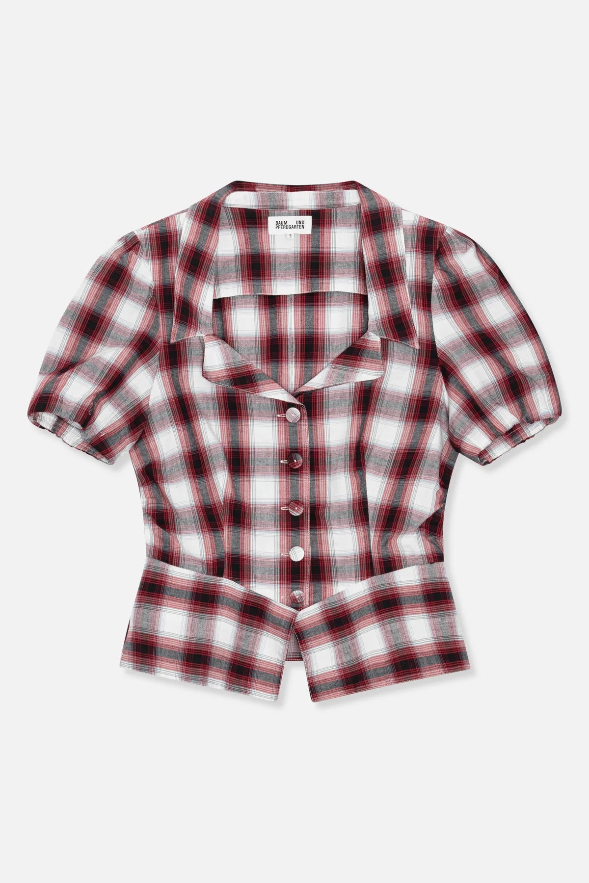 Baum und Pferdgarten - Macaia Blouse, Red Check