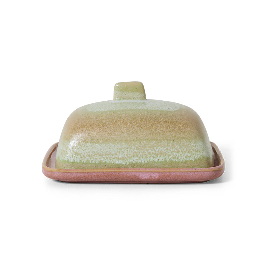 HKLIVING - 70’s Ceramics: Butter Dish, Skyline