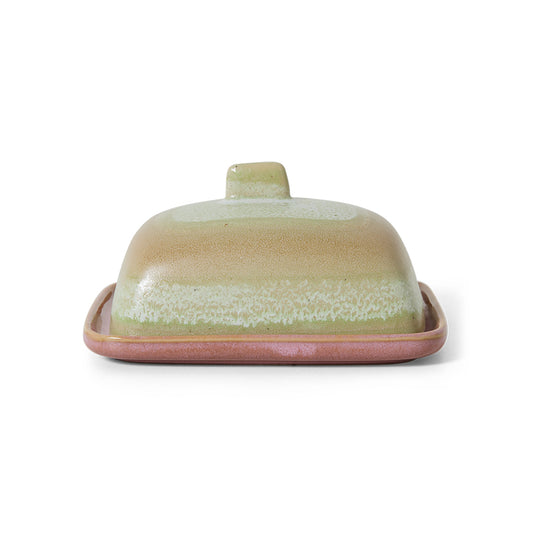 HKLIVING - 70’s Ceramics: Butter Dish, Skyline