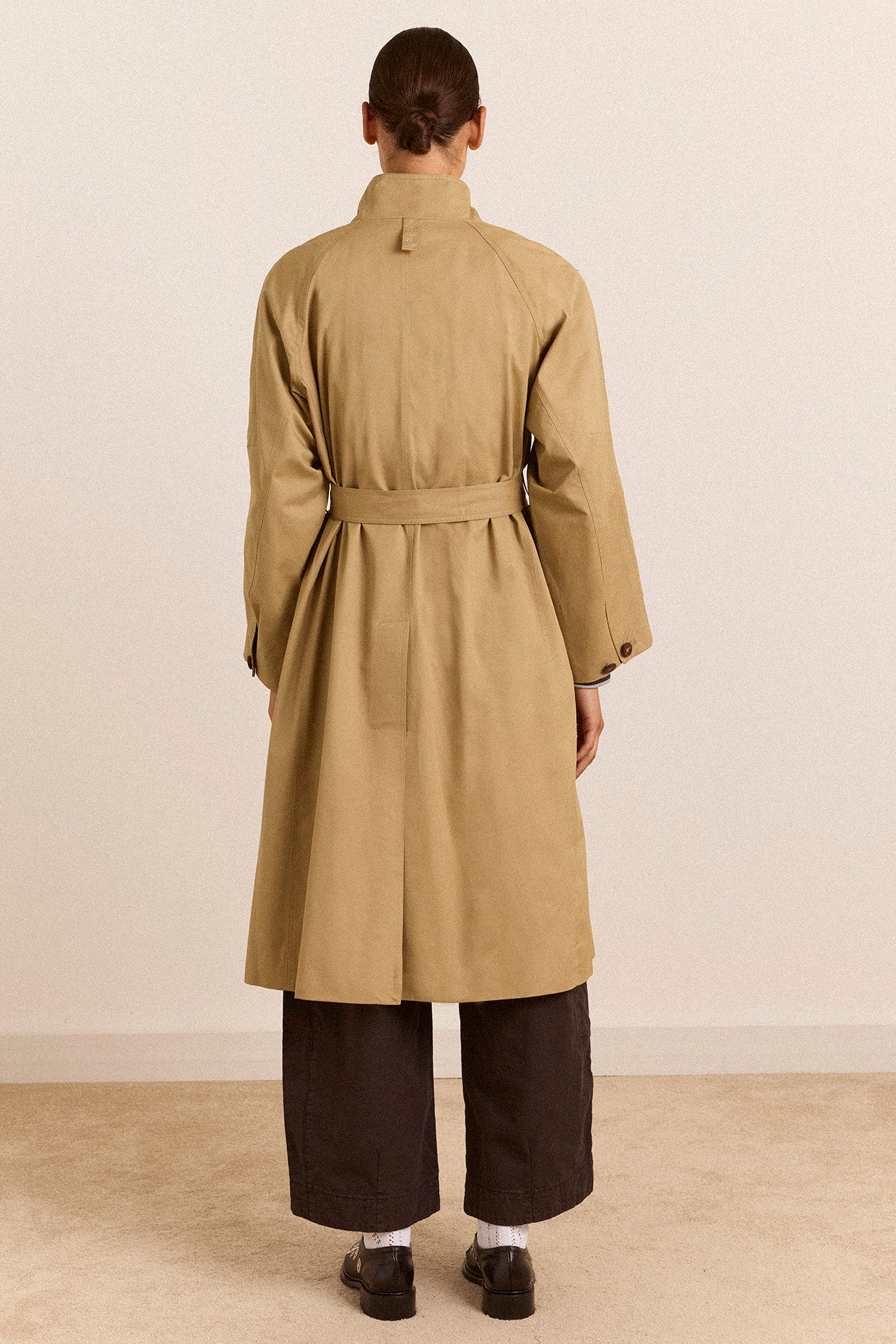 Damson Madder - Jasmine Trench, Barley Check