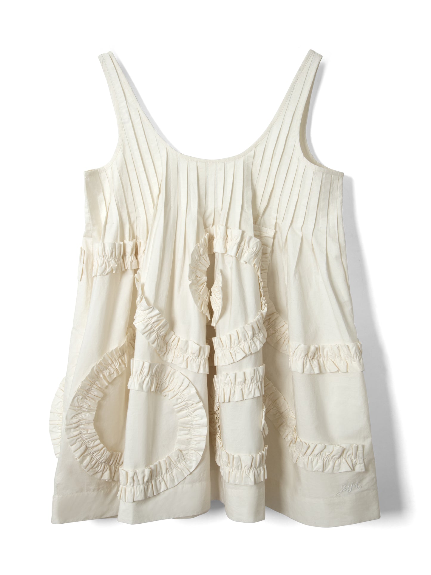 Damson Madder - Stella Mini Dress, White