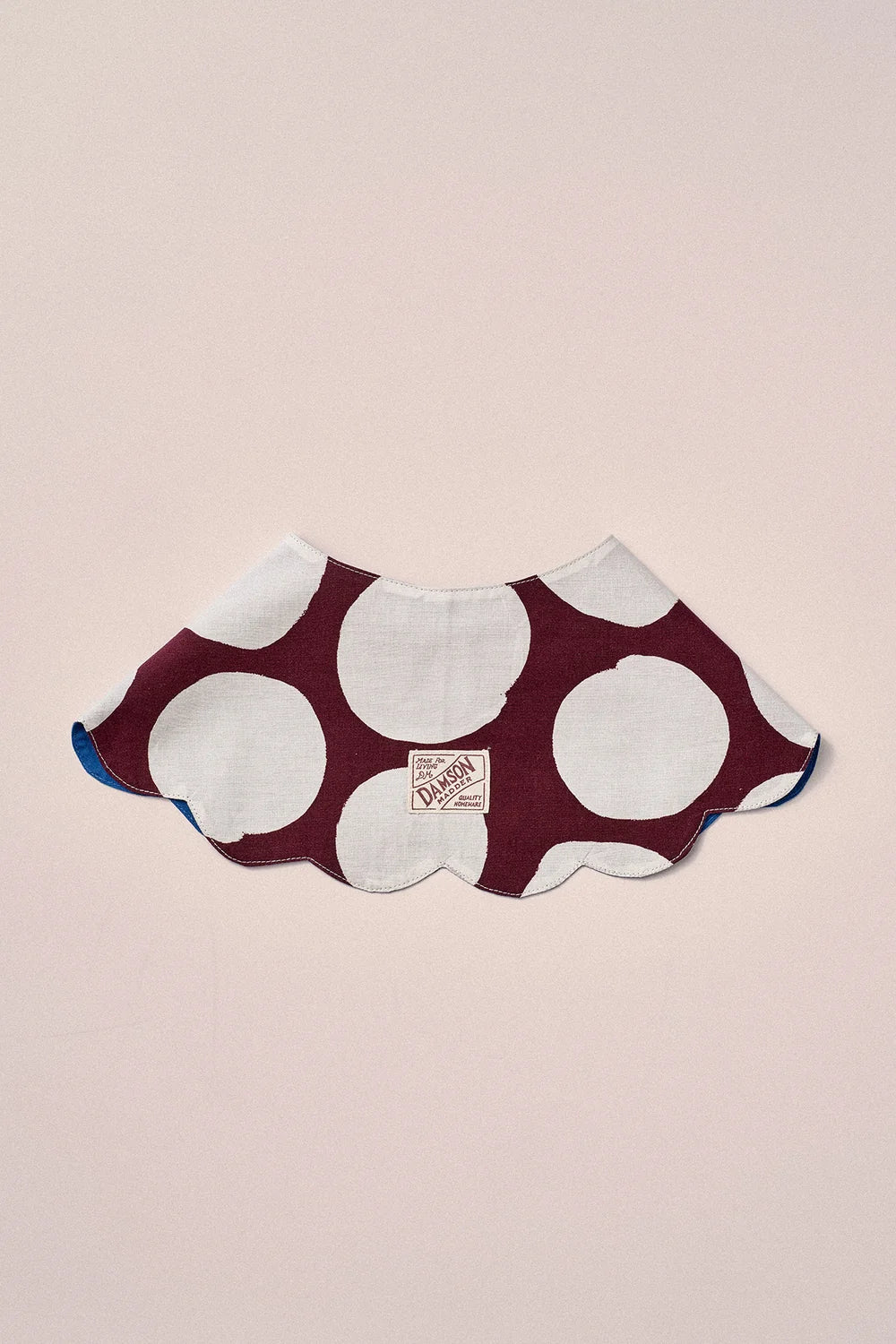 Damson Madder - Novelty Collar, Large Spot