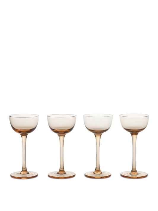Ferm Living Host Liqueur Glasses - Blush - Set of 4