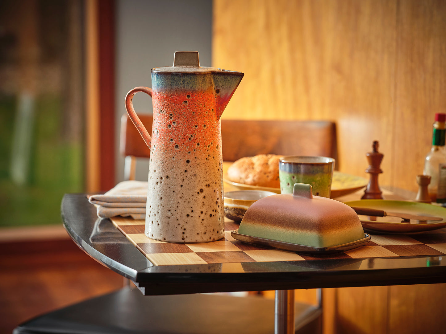HKLIVING - 70’s Ceramics: Butter Dish, Mercury