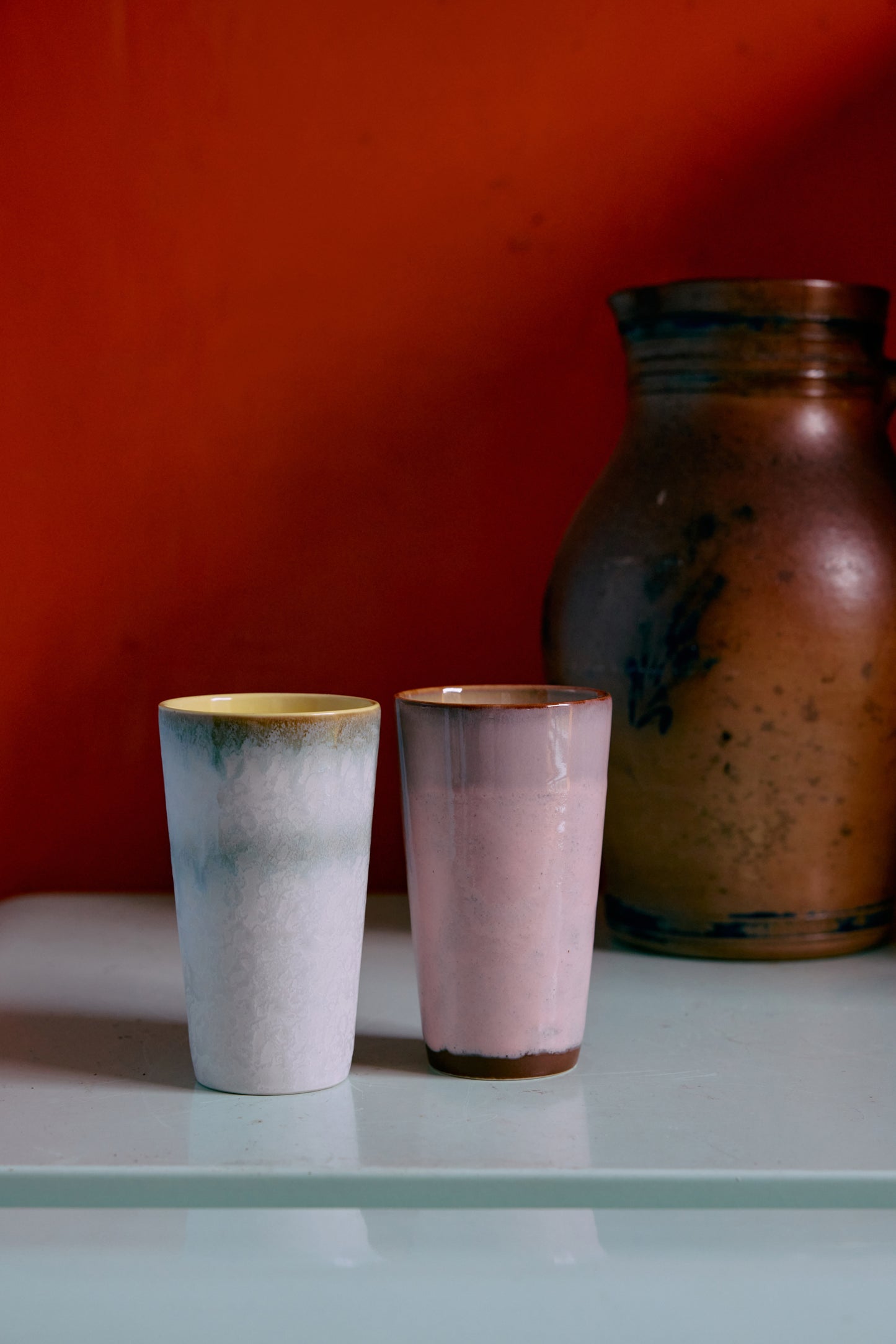 HKLIVING - 70s ceramics: Latte Mugs, Fresco