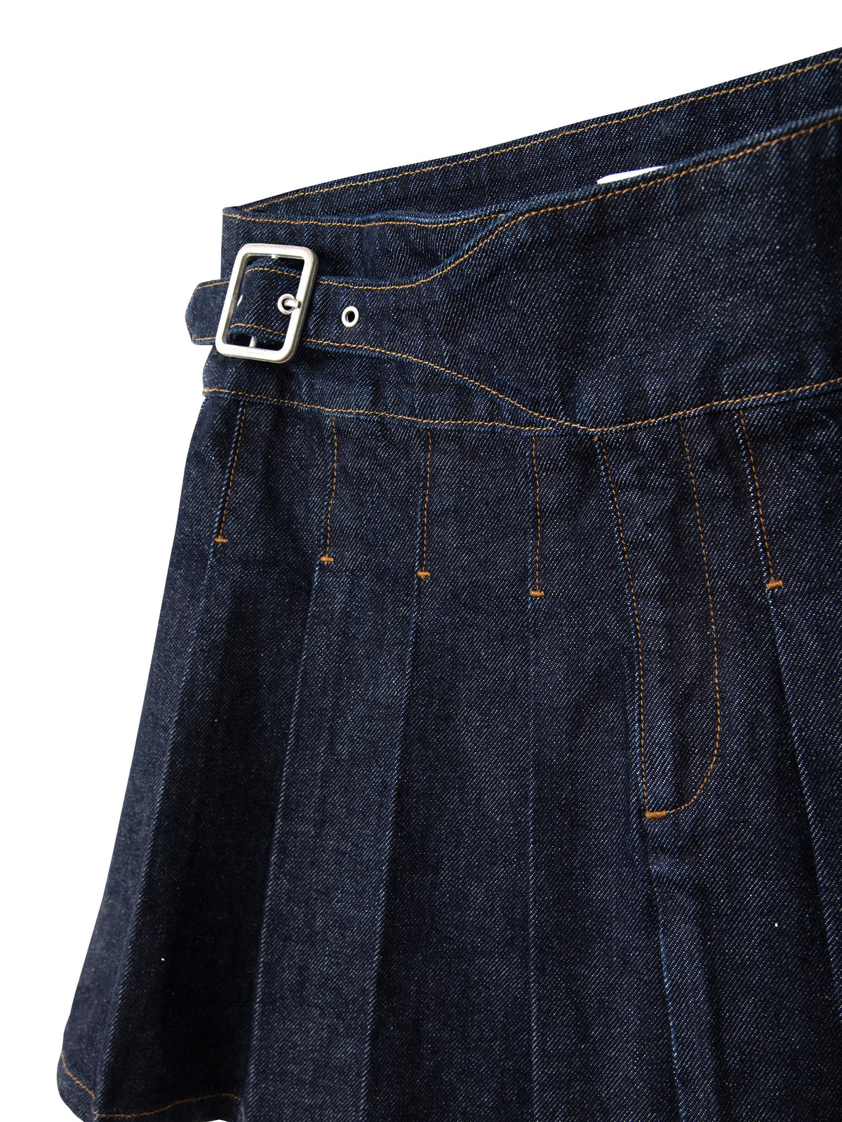 Damson Madder - Dasha Mini Denim Skirt, Indigo