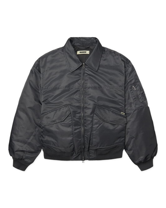 WOODBIRD - Osamu Bomber Jacket, Antra Grey