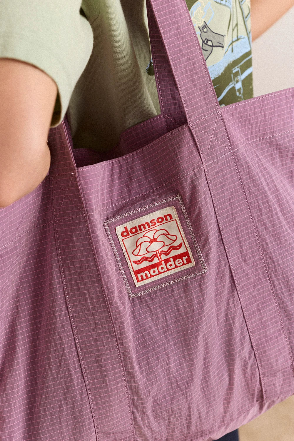 Damson Madder - Ripstop Tote Bag, Mauve