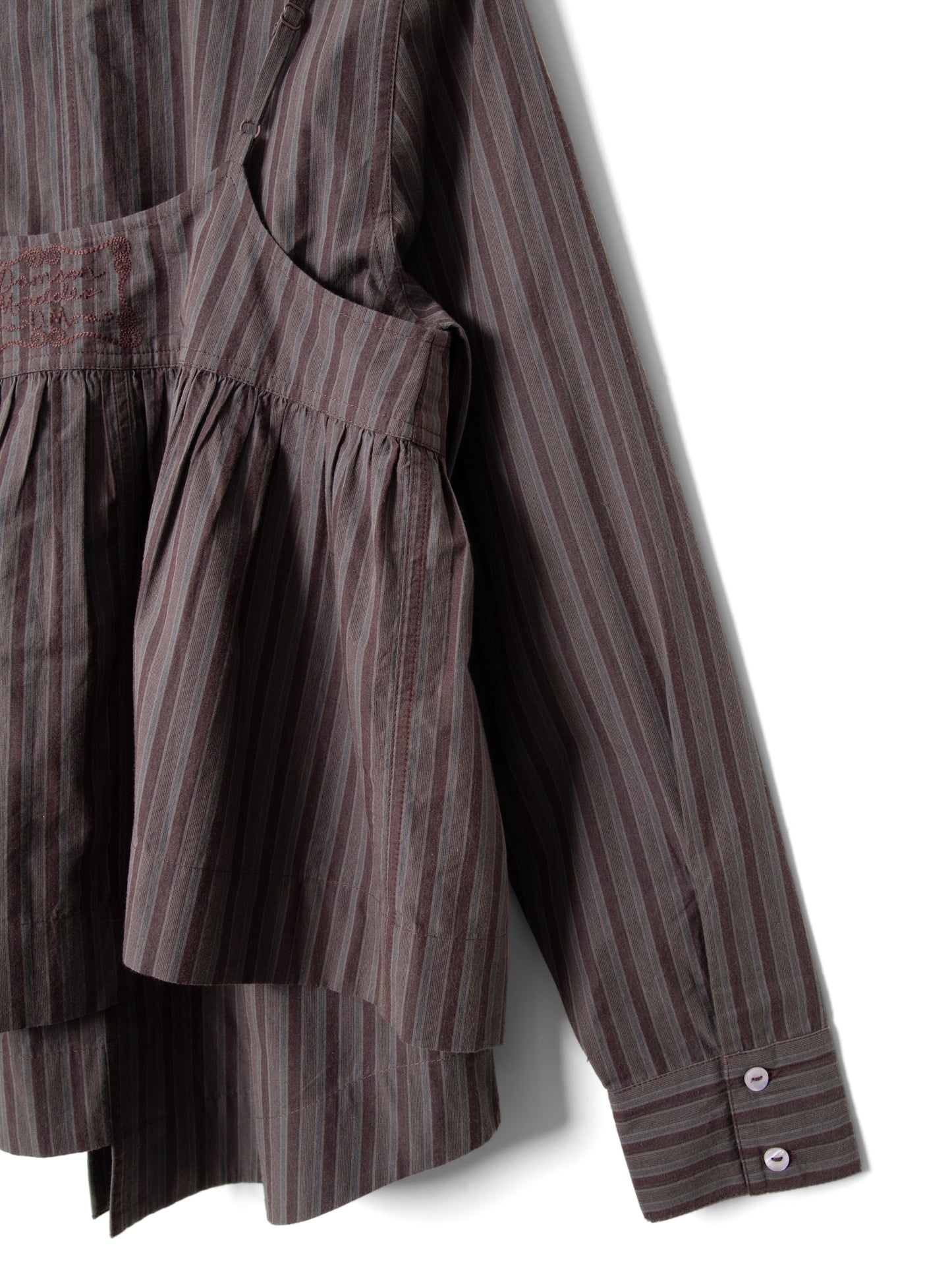 Damson Madder - Indie Double Layer Shirt with Cami, Merlot
