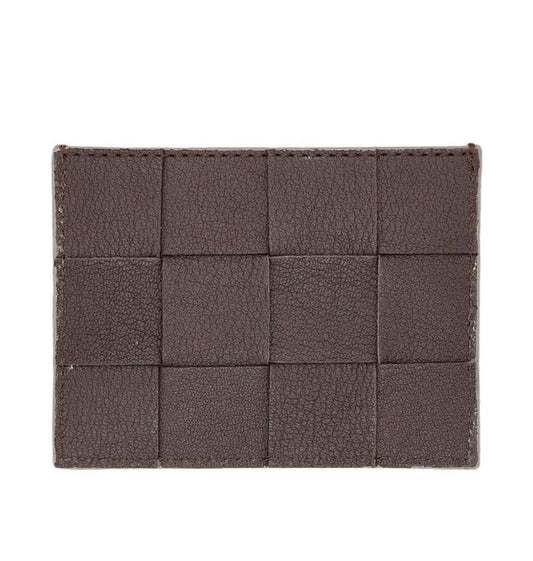 Dragon Diffusion - Check Card Holder, Dark Brown