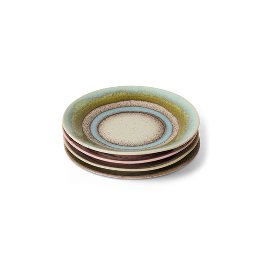 HKLIVING - 70’s Ceramics: Saucers, Doodle